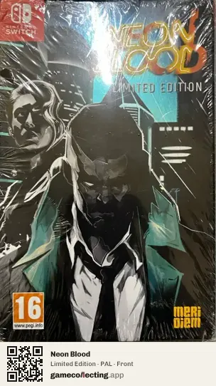 Neon Blood Nintendo Switch, PAL box front
