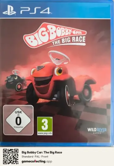 Big Bobby Car: The Big Race PlayStation 4, PAL box front
