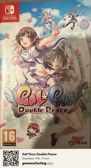 Gal*Gun: Double Peace Nintendo Switch, PAL box front