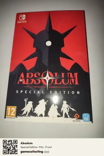 Absolum Nintendo Switch, PAL box front