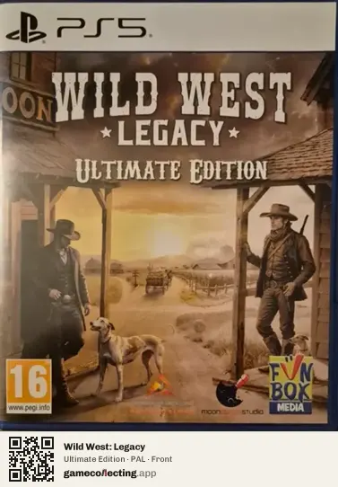 Wild West: Legacy PlayStation 5, PAL box front