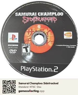 Samurai Champloo: Sidetracked PlayStation 2, NTSC disc