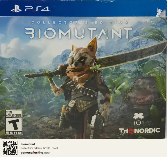 Biomutant PlayStation 4, NTSC box front