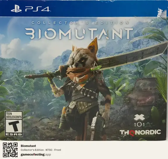 Biomutant PlayStation 4, NTSC box front