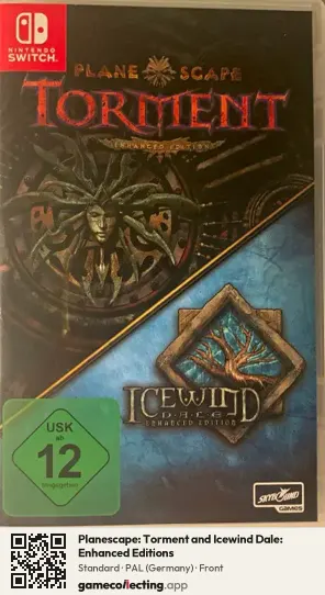 Planescape: Torment and Icewind Dale: Enhanced Editions Nintendo Switch, Germany box front