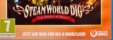 SteamWorld Collection, the PEGI square on its front