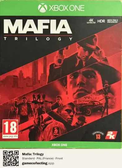Mafia: Trilogy Xbox One, France box front