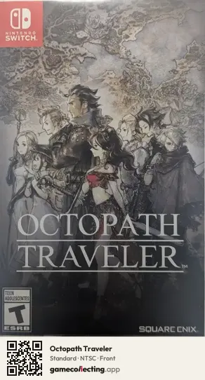 Octopath Traveler Nintendo Switch, NTSC box front