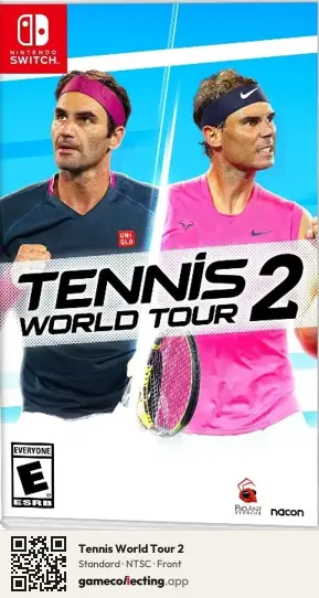 Tennis World Tour 2 Nintendo Switch, NTSC box front