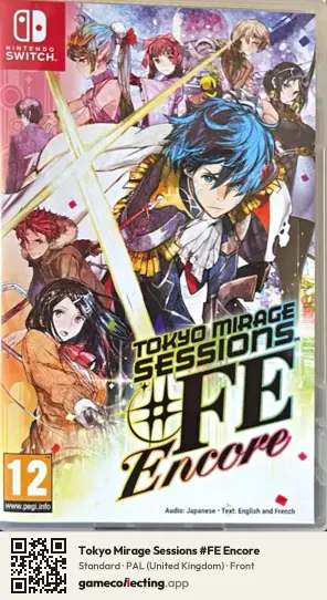 Tokyo Mirage Sessions #FE Encore Nintendo Switch, United Kingdom box front