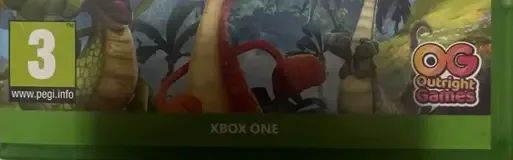 Gigantosaurus: The Game, the PEGI square on its front