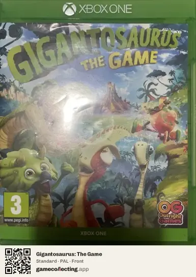 Gigantosaurus: The Game Xbox One, PAL box front