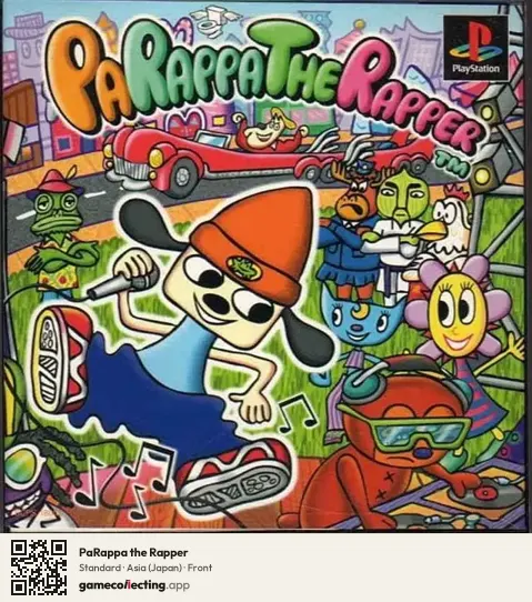 PaRappa the Rapper PlayStation, Japan box front