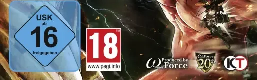 Attack on Titan 2, the USK square on its front