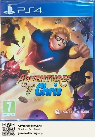 Adventures of Chris PlayStation 4, PAL box front