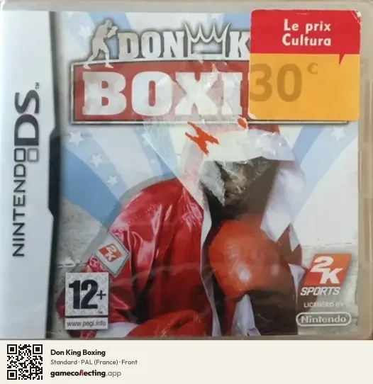 Don King Boxing Nintendo DS, France box front
