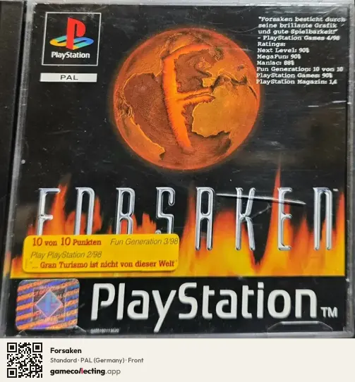 Forsaken PlayStation, Germany box front