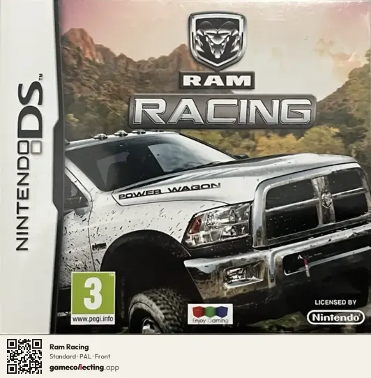 Ram Racing Nintendo DS, PAL box front