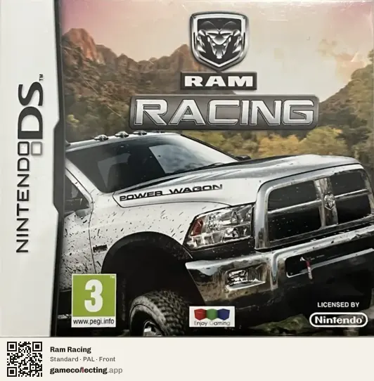 Ram Racing Nintendo DS, PAL box front