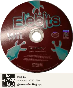 Elebits Nintendo Wii, NTSC disc