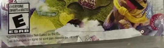 LittleBigPlanet 3, the ESRB box on its front