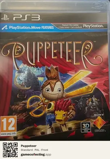 Puppeteer PlayStation 3, PAL box front