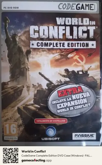 World in Conflict Computer, Spain box front