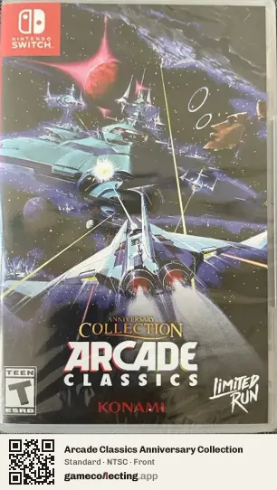 Arcade Classics Anniversary Collection Nintendo Switch, NTSC box front