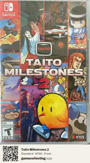Taito Milestones 2 Nintendo Switch, NTSC box front