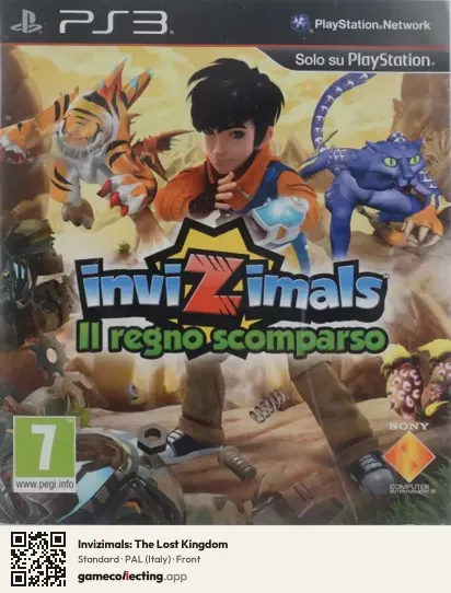 Invizimals: The Lost Kingdom PlayStation 3, Italy box front