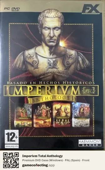 Imperivm Total Anthology Computer, Spain box front