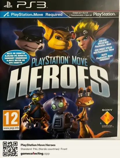 PlayStation Move Heroes PlayStation 3, Nordic countries box front