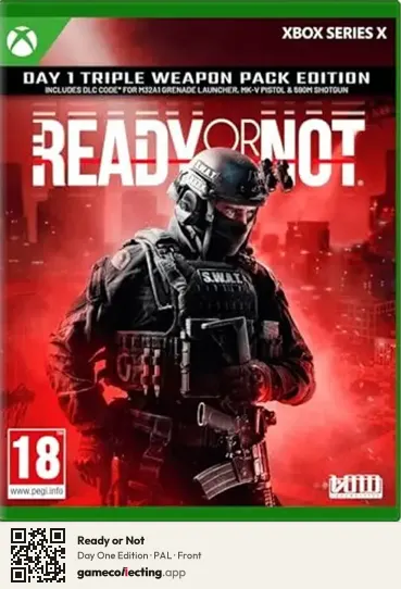 Ready or Not Xbox Series X, PAL box front