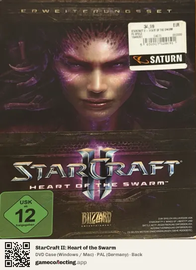 StarCraft II: Heart of the Swarm Computer, Germany box back