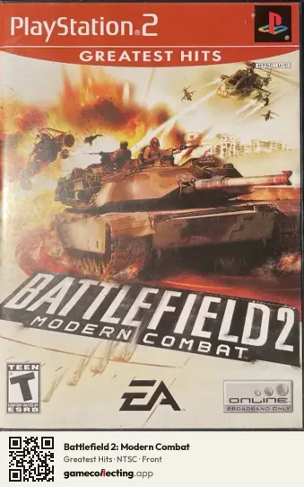 Battlefield 2: Modern Combat PlayStation 2, NTSC box front