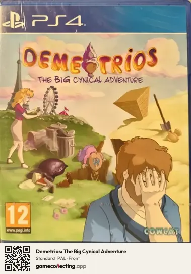 Demetrios: The Big Cynical Adventure PlayStation 4, PAL box front