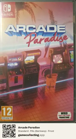 Arcade Paradise Nintendo Switch, Germany box front