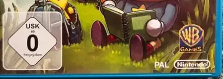 Scribblenauts Unlimited, the USK square on its front