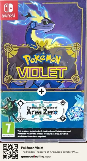 Pokémon Violet Nintendo Switch, United Kingdom box front