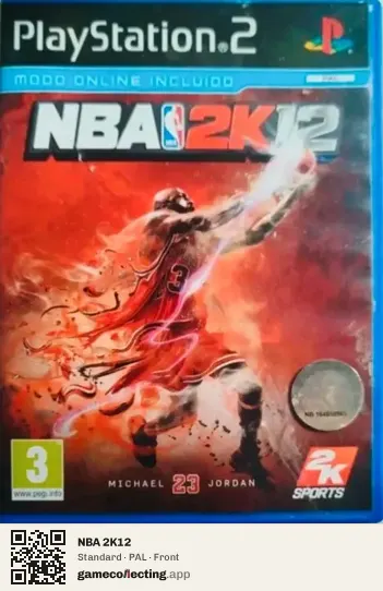 NBA 2K12 PlayStation 2, PAL box front