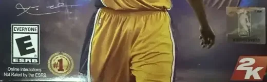 NBA 2K17, the ESRB box on its front