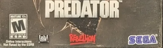 Aliens vs. Predator, the ESRB box on its front