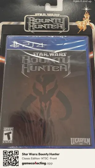 Star Wars: Bounty Hunter PlayStation 4, NTSC box front