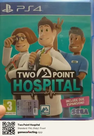Two Point Hospital PlayStation 4, Italy box front