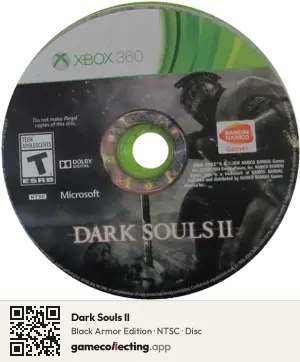 Dark Souls II Xbox 360, NTSC disc