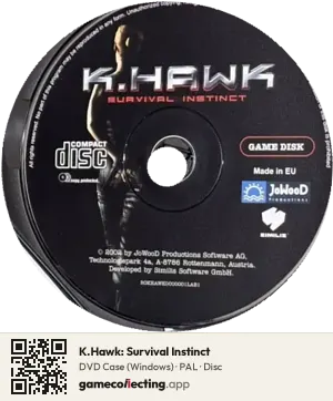 K.Hawk: Survival Instinct Computer, PAL disc