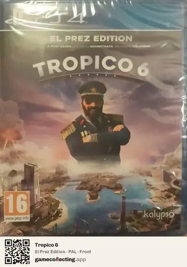 Tropico 6 PlayStation 4, PAL box front
