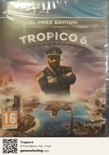 Tropico 6 PlayStation 4, PAL box front