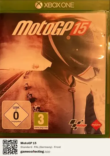 MotoGP 15 Xbox One, Germany box front