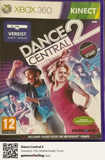 Dance Central 2 Xbox 360, Netherlands box front